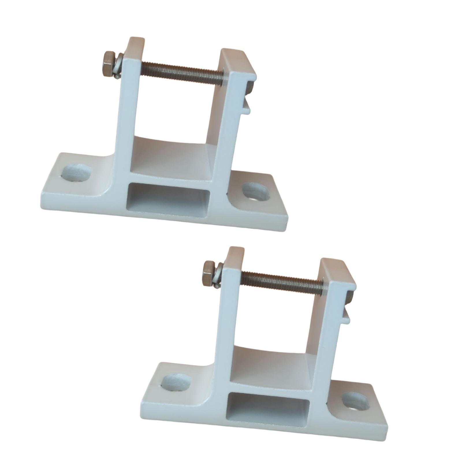 Magideal - 2 Piezas De Soporte De Montaje En Pared Para Toldos, Soporte Para Toldo De Patio, Accesorios De Jardín De Aleación De Aluminio Para Puerta De Balcón