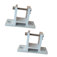 Magideal - 2 Piezas De Soporte De Montaje En Pared Para Toldos, Soporte Para Toldo De Patio, Accesorios De Jardín De Aleación De Aluminio Para Puerta De Balcón