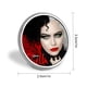 thumbnail image 2 of Cruella-Theme Round Button Badge: Premium Metal Construction, Ideal for High-End Events 2.8 cm, 2 of 6