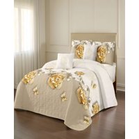Genérico - Cubrecama Con Diseños King 250 X 270 Cm + 2 Almohadas P06