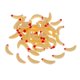 thumbnail image 2 of 50pcs 2.4cm señuelo de la pesca gusano grub señuelos señuelos suaves falsos gusanos beige, 2 of 5