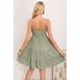 thumbnail image 3 of Mini Vestido Corto Pabilos Primavera Mujer Unicolor Moderno 3370, 3 of 3