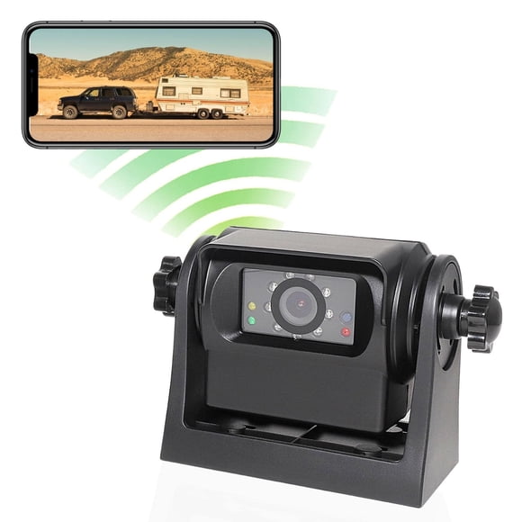 Cámara De Visión Trasera Y Delantera Inalámbrica Para Iphone Ipad Android