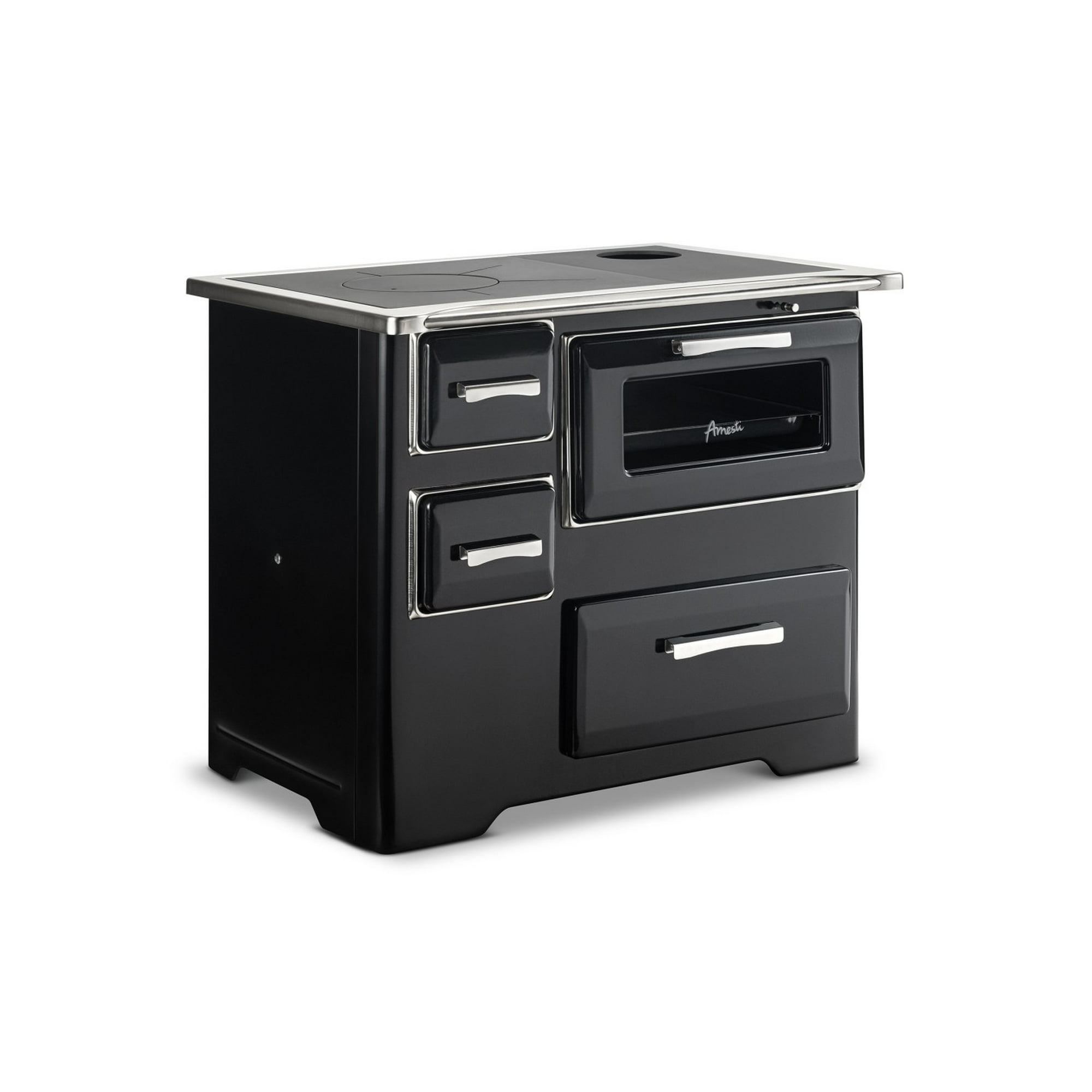 Cocina A Leña Angelina Negra Amesti