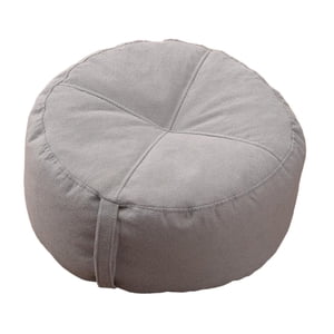 Bothyi - Cojín Redondo Para El Suelo, Pequeño Y Grueso, Para Silla, Sofá, Sala De Juegos, Color Gris