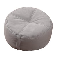 Bothyi - Cojín Redondo Para El Suelo, Pequeño Y Grueso, Para Silla, Sofá, Sala De Juegos, Color Gris