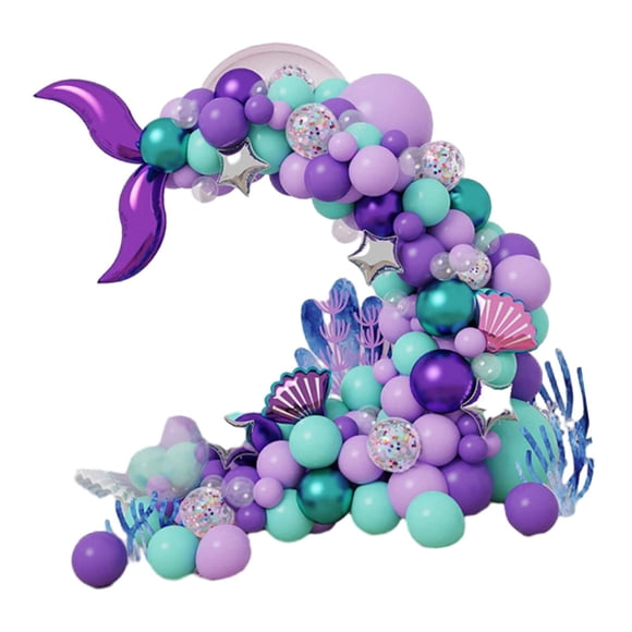Juego De Guirnaldas De Globos De Sirena, Decoración De San Valentín, Globos De Látex Para Fiesta, Niñas Y Bebés