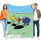 thumbnail image 1 of Peep y el Gran Mundo Ancho anti-pilling, suave, ligera, esponjosa y acogedora de lujo para hogar y cocina – Perfecta para niños y adultos,100X80cm, 1 of 6