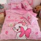 thumbnail image 1 of Marie Cats King Size Bedding Sets Anime Cat Cosplay Cute Bed Quilt Covers Pillowcases Bedroom Duvet Cover Sets Bed Sheets, 1 of 5