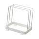 thumbnail image 2 of Soporte Para Tabla De Cortar, Soporte Para Utensilios De Cocina Con 2 Ranuras, Para Platos De Gabinete, Utensilios Para Hornear, Blanco, 2 of 3