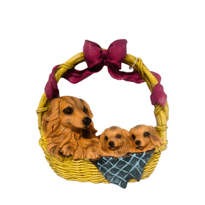 Decostilo - Figura Decorativa Colgante De Perritos 30Cm