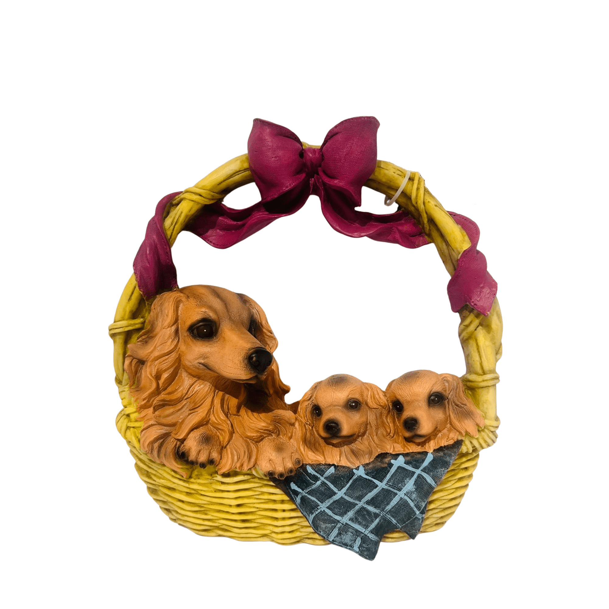 Decostilo - Figura Decorativa Colgante De Perritos 30cm