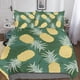thumbnail image 1 of Juego de funda nórdica con estampado 3D de piña, microfibra cepillada, fundas nórdicas minimalistas de frutas, fácil cuidado, juegos de ropa de cama de calidad hotelera con funda de almohada, 1 of 3