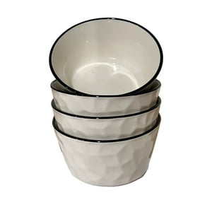 Oem - Pack 4 Plato Bowl Sopero Decorativo Diseño Redondo 13Cm