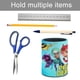 thumbnail image 5 of Defensores de Petronix-theme Cylinder Pen Holder Pencil Organizer with Flannel Lining PVC Leather Material Cardboard Base for study work 10*8CM, 5 of 6