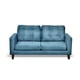 thumbnail image 2 of Sofa Napoles 2C Tela Velvet Azul Petroleo, 2 of 6