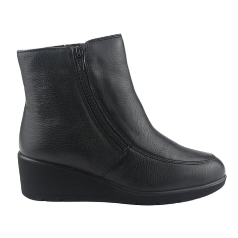 Botin De Cuero Chalada Mujer Maqui-1 Negro Casual