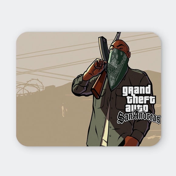 Mousepad 20x24 Cm - Diseño "gta San Andreas: Grove Street Hustle"
