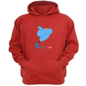 Genérico - Polerón Canguro Genio De La Lámpara Rojo Talla M Unisex
