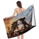 thumbnail image 4 of GODZILLA Toalla de playa de secado rápido con diseño temático, regalo para mujeres y niñas, ideal para cumpleaños, fans, amantes de la música, uso en la playa o al aire libre,78*180cm, 4 of 6