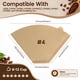thumbnail image 4 of Filtros de café Clinuse n.º 4 marrones, 160 piezas, para Ninja, 4 of 6