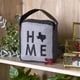 thumbnail image 5 of Tope para puerta Elements Texas Home Sentiment de tela gris/negro, 5 of 6