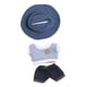 thumbnail image 1 of Mini Conjunto De Ropa Para Muñecas De 17cm Y 6 Pulgadas, Disfraz, Ropa Bonita Para Muñecas De 5, 6, 7 Y 8 Años, Azul Con Sombrero, 1 of 3