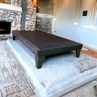 Muebles Barcelona - Base De Cama Europea 1 Plaza Felpa Negro