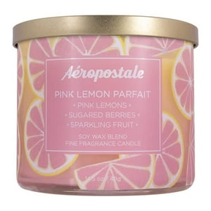 Vela Aromática Aeropostale Pink Lemon Parfait Soy 60H Burn