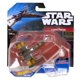 thumbnail image 3 of Vehículo Star Wars Hot Wheels Starfighter con alas abiertas, naranja, 3 of 5