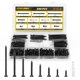 thumbnail image 1 of Kit de Tornillos para Madera FIXLINK 240PCS Cabeza Plana Phillips Negro, 1 of 7