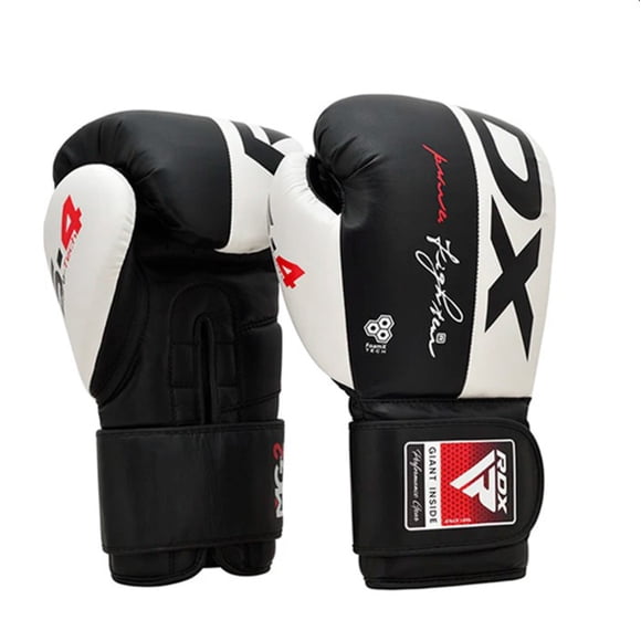 Guantes de Boxeo RDX - High Leather Sparring Black - BGL-S4B 14 onz