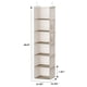 thumbnail image 4 of Organizador colgante para armario YOUDENOVA con 6 estantes, color beige, con bolsillos, 4 of 6
