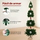 thumbnail image 3 of Arbol Navidad 2.40m Pino Artificial 1200 Ramas Color Verde, 3 of 6