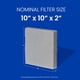 thumbnail image 4 of Reemplazo del filtro humidificador del panel de agua Aprilaire 10, 4 of 9