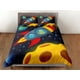 thumbnail image 2 of Juego de funda nórdica de animales en nave espacial para niños, juego de cama galaxy full,, 2 of 3