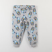 Pantalon De Buzo Niña Siluetas Gris Bluey
