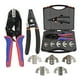 thumbnail image 4 of Set Alicate Crimpadora 5 Troqueles 0.25-10mm2 Con Pelacable, 4 of 5