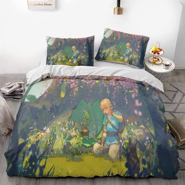 The Legend of Zeld-a Game Duvet Cover Set 3D Bedding Comforter Cover Bedding Set