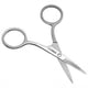 thumbnail image 3 of 1Pcs Eyebrow Scissor Stainless Steel Makeup Tool Eyelash Trimmer Facial Hair Remover Manicure Scissor Nail Cuticle Tool Beauty Scissors, 3 of 4