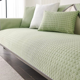 thumbnail image 3 of suxuMhao Funda Verde para Cojín de Asiento de Sofá Funda Protectora de Cojín de Sofá Funda de Asiento de Sofá Funda de Cojín de Sofá Almohadilla de Sofá Verano Seda Helada Silla 27.5x47 Pulgadas, 3 of 5