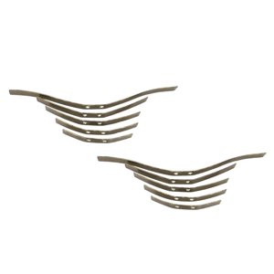 Magideal - 10 Piezas De Engrosada De Material Acero Inoxidable 1:16 1/16 Hoja De Material Acero De Actualización De Metal Para B16 B36 B24 Rc Modelo De Coche , Con Conector