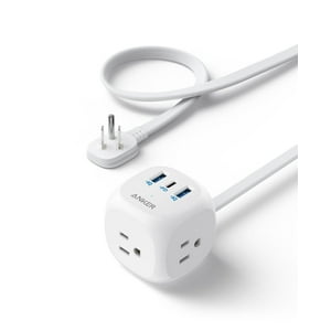 Power Strip Anker Usb-C 321 De 20 W Con 3 Enchufes Y Usb-C Para Iphone