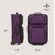 thumbnail image 2 of Maleta U.S. Traveler Rio Lightweight Softside Púrpura con 2 ruedas, 2 of 6