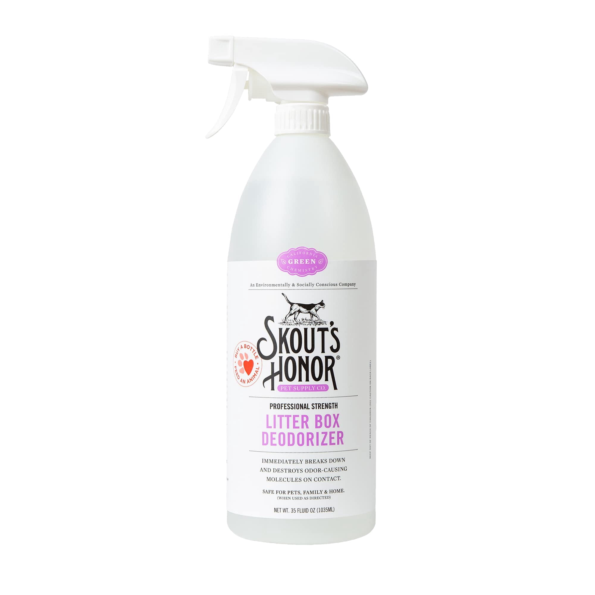 Spray Desodorante Para Caja De Arena De Gato Skout's Honor 1035 Ml