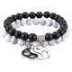 thumbnail image 1 of Pulseras Yin Yang Ajustable Cuentas De Arroz Para Amantes Novia Novio, 1 of 5