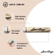 thumbnail image 2 of Cordones redondos Lace Kings 125 cm Beige (2 unidades), 2 of 6