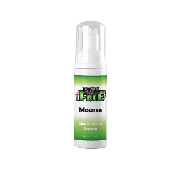 Mousse y disolvente de pegamento para eliminar piojos y nueces, no están libres