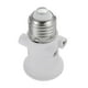 thumbnail image 2 of 1pc E27 Socket Light Bulb Lámpara Base Conector Adaptador Adaptador Convertidor De Enchufe, 2 of 5