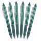 thumbnail image 1 of Bolígrafos de gel PILOT FriXion Clicker 0,7 mm verde (paquete de 6), 1 of 1